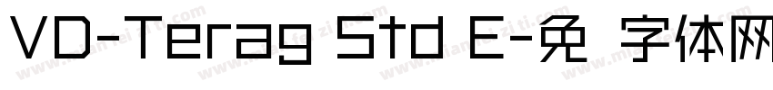 VD-Terag Std E字体转换